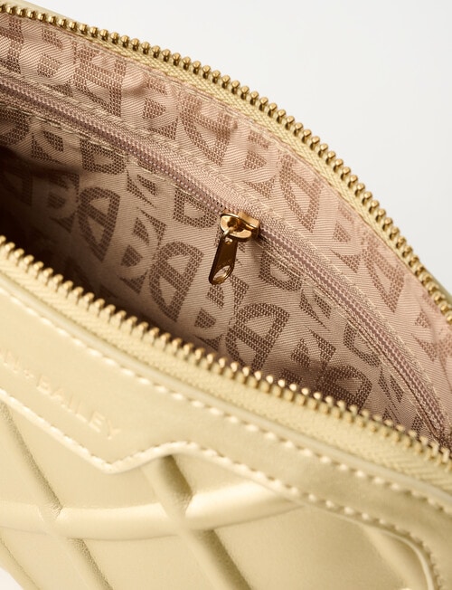 Boston + Bailey Embossed Metallic Crossbody Bag, Gold product photo View 06 L