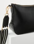 Boston + Bailey Leather Tassel Crossbody Bag, Black product photo View 05 S