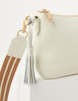 Boston + Bailey Leather Tassel Crossbody Bag, Ivory product photo View 04 S