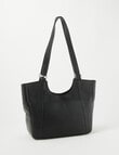 Boston + Bailey Leather Tassel Tote Bag, Black product photo View 02 S