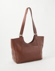 Boston + Bailey Leather Tassel Tote Bag, Dark Brown product photo View 02 S