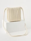 Whistle Accessories Gathered Crossbody Bag, Ivory product photo View 03 S