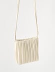 Whistle Accessories Gathered Crossbody Bag, Ivory product photo View 05 S