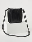 Whistle Accessories Gathered Crossbody Bag, Black product photo