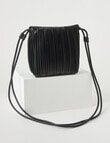 Whistle Accessories Gathered Crossbody Bag, Black product photo View 03 S