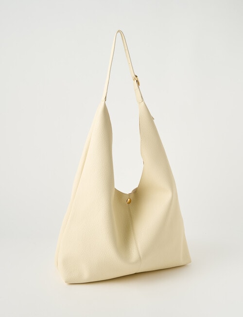 Whistle Accessories Buckle Handle Tote Bag, Ivory product photo View 02 L