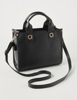 Whistle Accessories Eyelet Shopper Bag, Black product photo View 03 S