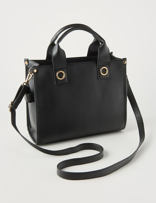 Whistle Accessories Eyelet Shopper Bag, Black product photo View 03 L