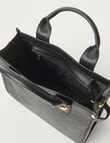 Whistle Accessories Eyelet Shopper Bag, Black product photo View 06 S