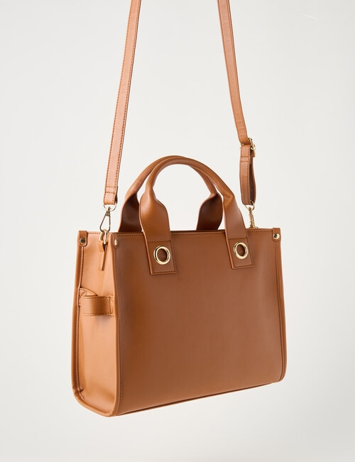 Whistle Accessories Eyelet Shopper Bag, Tan product photo
