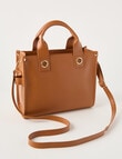 Whistle Accessories Eyelet Shopper Bag, Tan product photo View 04 S
