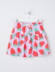 Mac & Ellie Strawberry Daisies Knit Skort, Lilac product photo