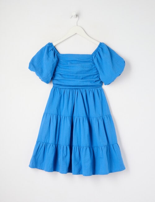 Switch Emma Puff Sleeve Dress, Cobalt product photo