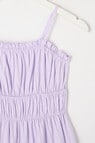 Switch Mia Tiered Linen Blend Dress, Lilac product photo View 02 S