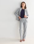 Oliver Black Classic Mini Houndstooth Blazer, Navy & White product photo View 03 S