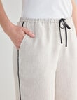 Mineral Haven Linen Wide Leg Pant, Natural product photo View 04 S