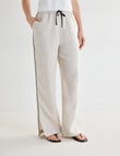Mineral Haven Linen Wide Leg Pant, Natural product photo