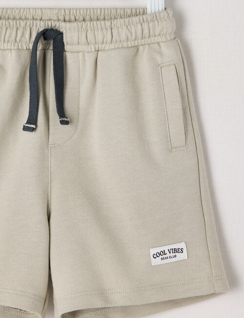 Teeny Weeny Cool Vibes Play Short, Sage product photo View 03 L