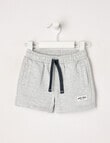 Teeny Weeny Play Time Good Vibes Shorts, Grey Marle product photo