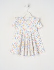 Teeny Weeny Play Time Meadow Low-High Dress, White product photo