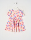 Teeny Weeny Play Time Flower Low-High Dress, Peach product photo