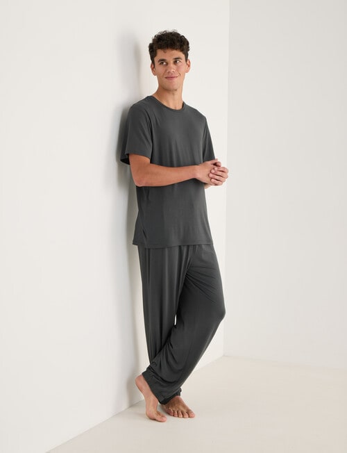 Mazzoni TENCEL Lounge Pant, Charcoal product photo View 03 L