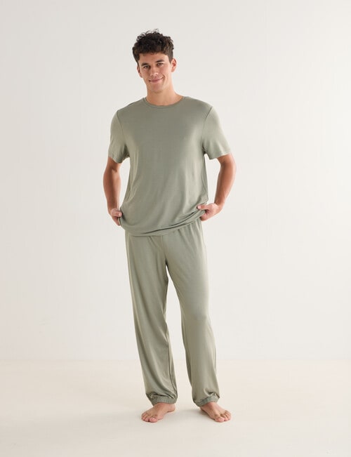 Mazzoni TENCEL Lounge Pant, Sage Green product photo View 03 L