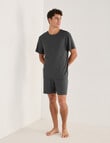 Mazzoni TENCEL Lounge Short, Charcoal product photo View 03 S
