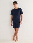 Mazzoni TENCEL Lounge Short, Midnight Blue product photo View 03 S