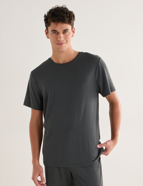 Mazzoni TENCEL Lounge Tee, Charcoal product photo