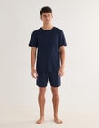 Mazzoni TENCEL Lounge Tee, Midnight Blue product photo View 03 S