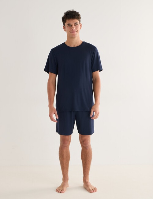 Mazzoni TENCEL Lounge Tee, Midnight Blue product photo View 03 L