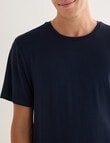 Mazzoni TENCEL Lounge Tee, Midnight Blue product photo View 04 S