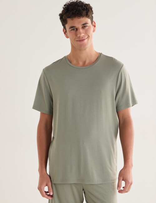 Mazzoni TENCEL Lounge Tee, Sage Green product photo