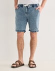 Tarnish Antonio Denim Shorts, Med Blue product photo