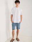Tarnish Antonio Denim Shorts, Med Blue product photo View 03 S