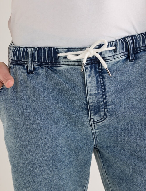 Tarnish Antonio Denim Shorts, Med Blue product photo View 04 L
