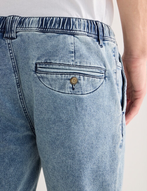 Tarnish Antonio Denim Shorts, Med Blue product photo View 05 L