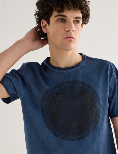 Tarnish Tiki Tee, Navy product photo