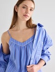 Mineral Sleep Stripe Detail Cami, Blue product photo