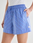 Mineral Sleep Stripe Detail Boxer Short, Blue product photo
