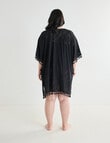 Zest Resort Curve Mesh Kaftan, Black product photo View 02 S