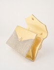 Whistle Accessories Sparkle Top Handle Evening Bag, Gold product photo View 07 S