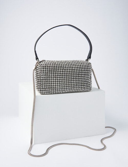 Whistle Accessories Square Sparkle Bag, Black product photo View 02 L