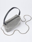 Whistle Accessories Square Sparkle Bag, Black product photo View 06 S