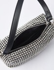 Whistle Accessories Square Sparkle Bag, Black product photo View 07 S