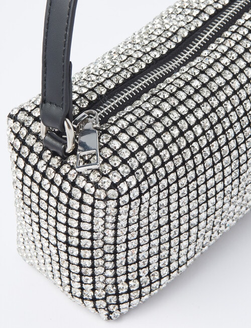 Whistle Accessories Square Sparkle Bag, Black product photo View 08 L