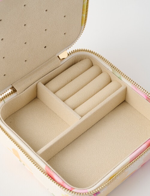 Boston + Bailey Square Printed Jewellery Box, Bright Bloom product photo View 05 L