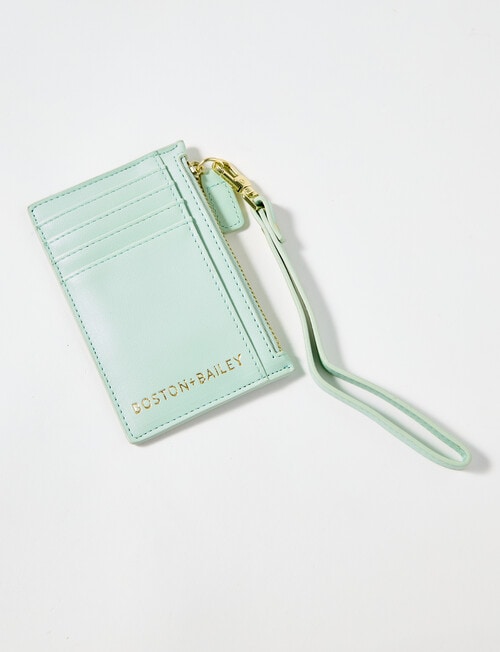 Boston + Bailey Wrist Handle Card Holder, Mint product photo