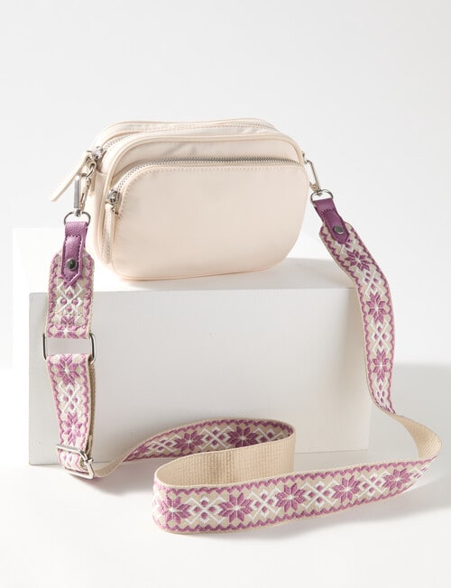 Zest Rory Crossbody Bag, Ecru product photo View 02 L